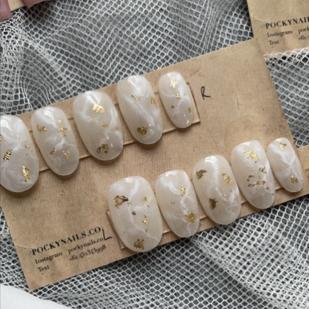 Gold Flex White Marble