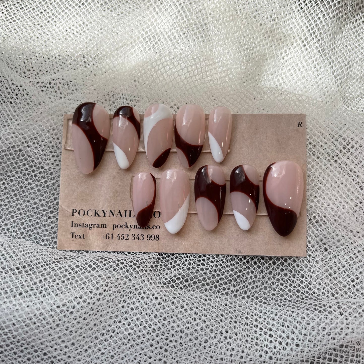 Brown and White Abstracts
