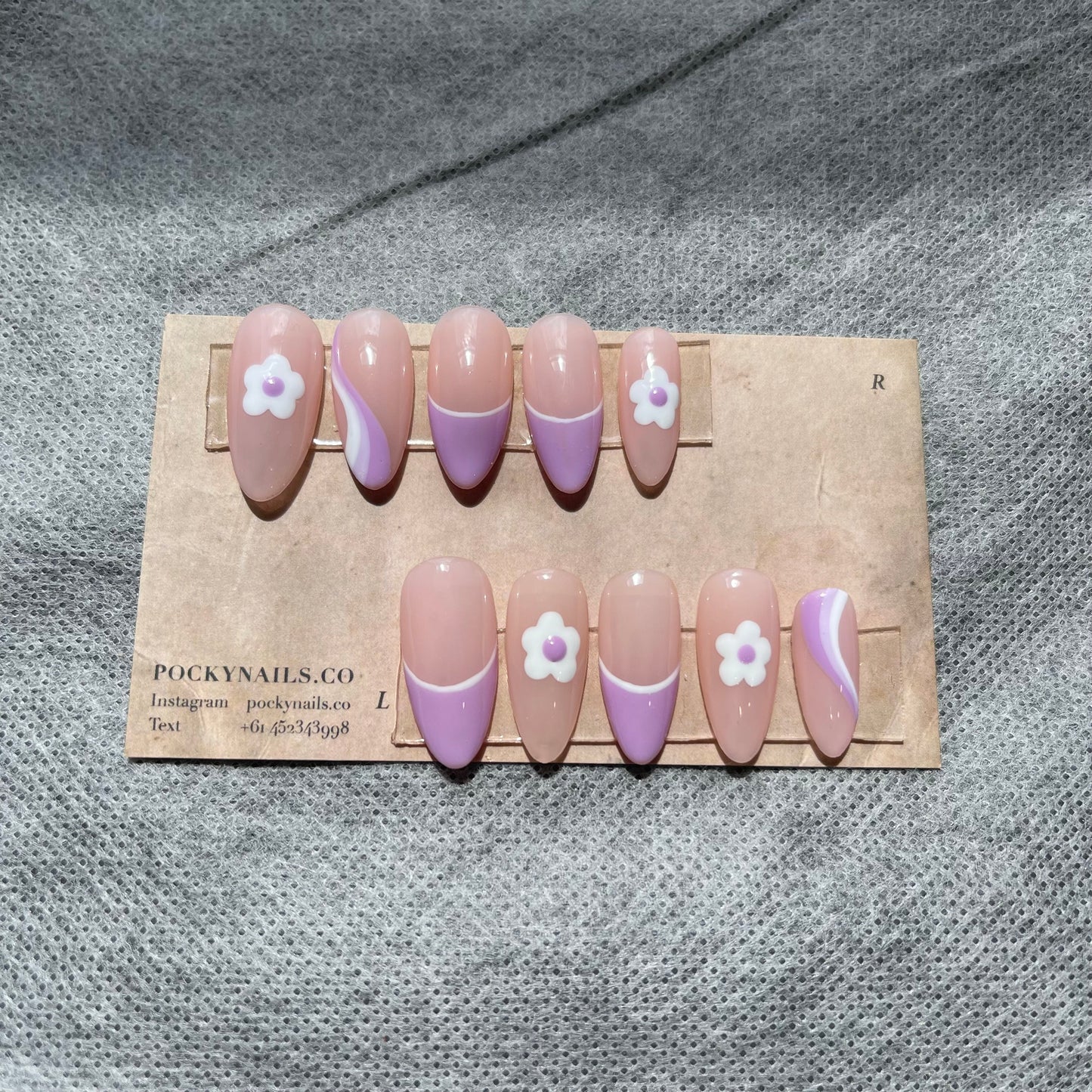 Floral French Tips