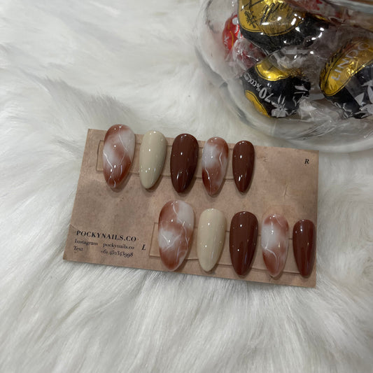 chocolate marblings